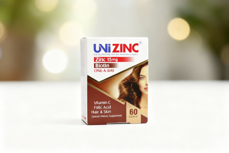 بسته بندی قرص یونی زینک برای مردان - مکمل سلامت آقایان